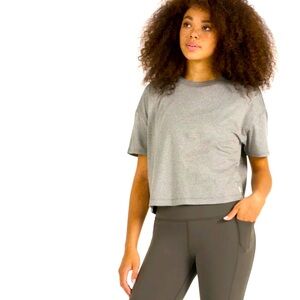 Vuori Energy boxy tee Heather gray M
